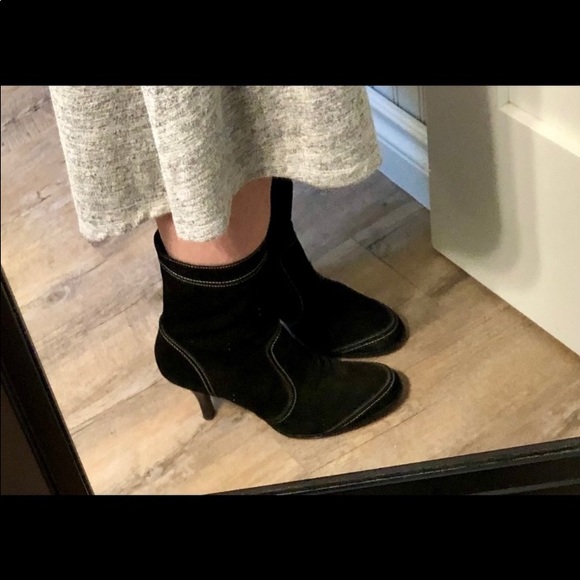 🍒 NINE WEST Black Suede Boots!!!! - Picture 9 of 13